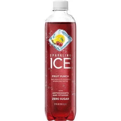 Agua Gasificada Sparkling Ice Sabor Fruit Punch 17 oz