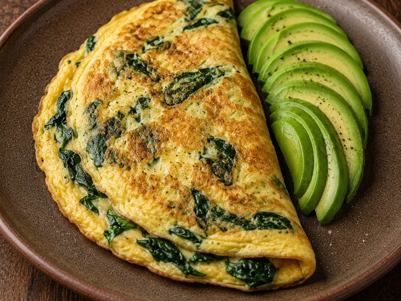 Espinaca Omellette
