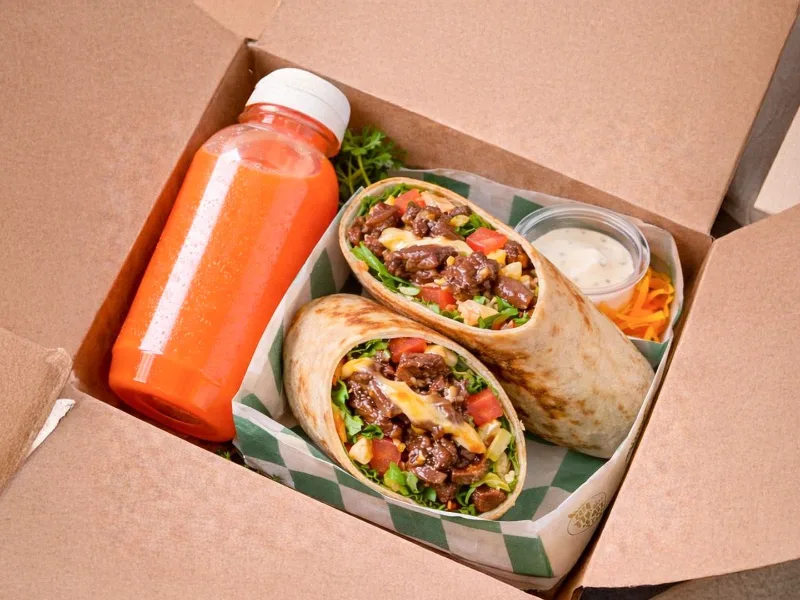 Wrap bbq de res fit