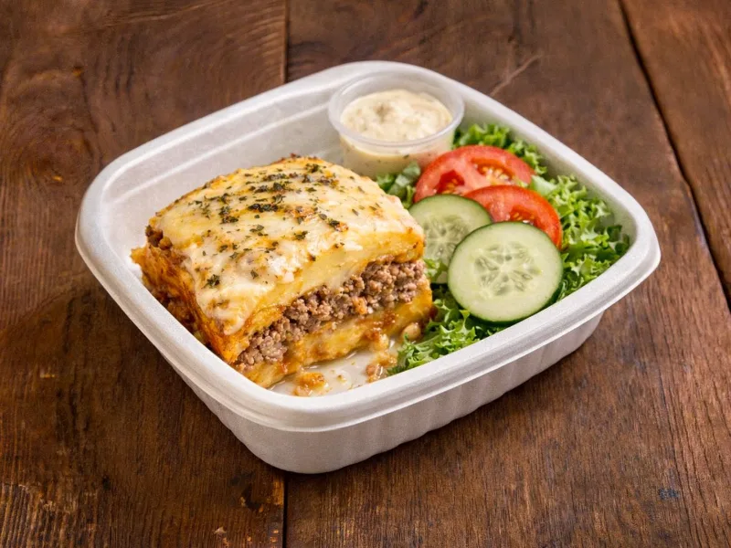 Pastelon Fit de platanos maduro