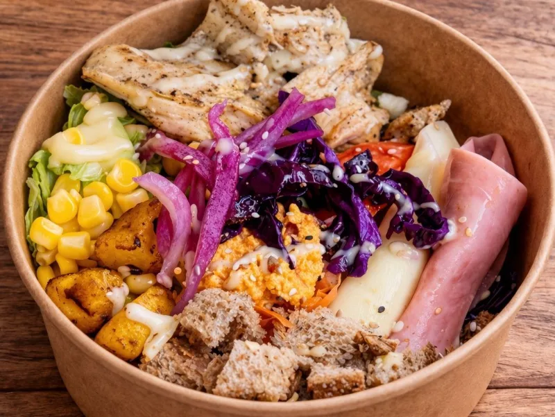 Ensalada suprema de pollo
