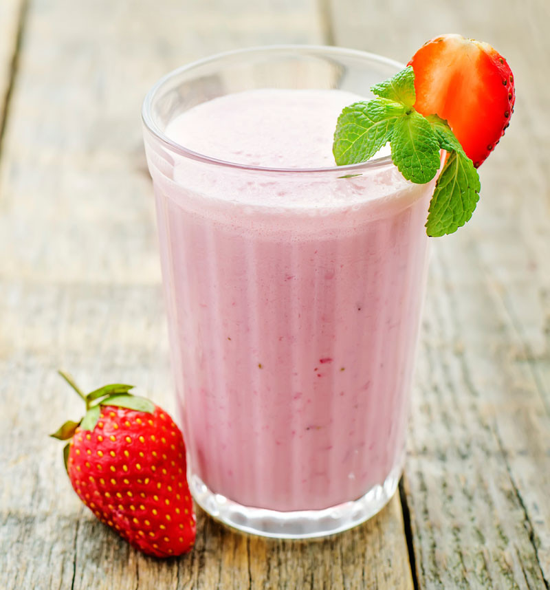 Batidas de Fresa