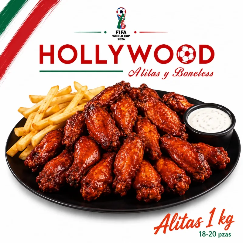 Alitas 1 Kg (18-20 Pzas)