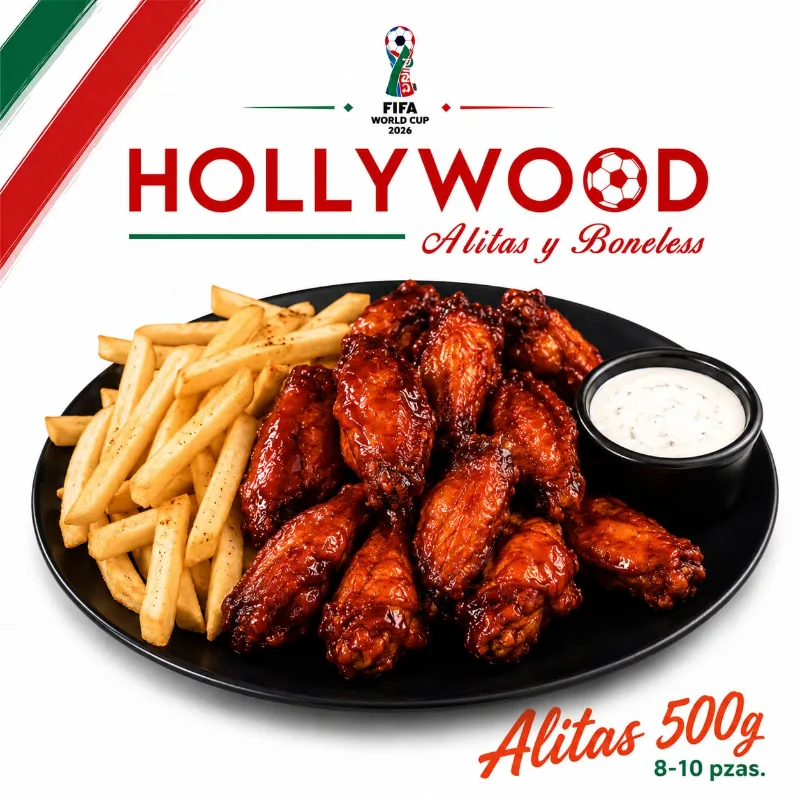 Alitas 500g (8-10 Pzas)