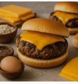Chesee burguer+papas